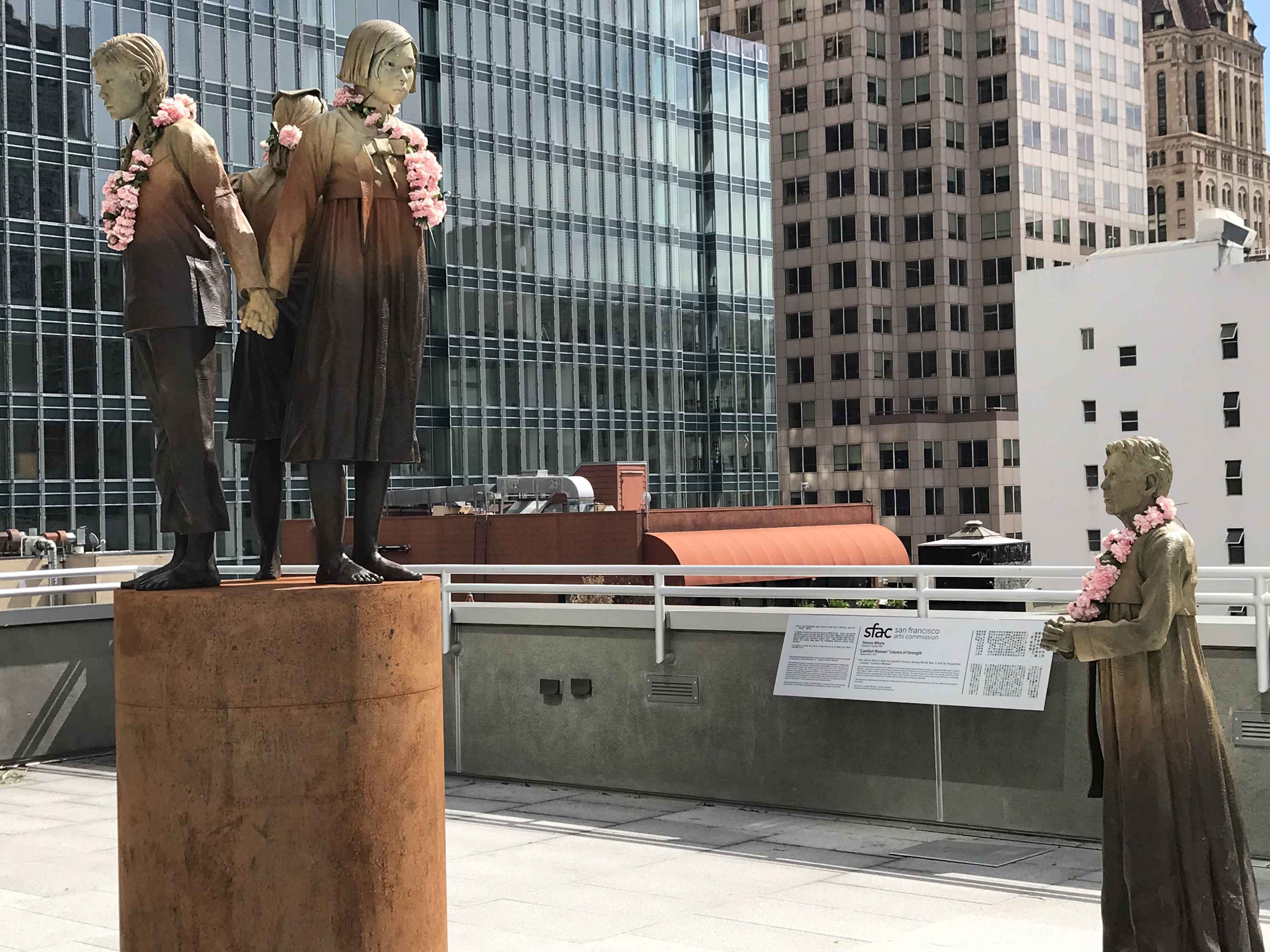 Comfort Women’s Column of Strength, San Francisco. Photo by Phyllis Kim.